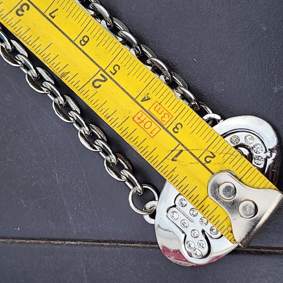 Harley Davidson HD rhinestone necklace fashion statement jewelry advertising - Picture 6 of 7